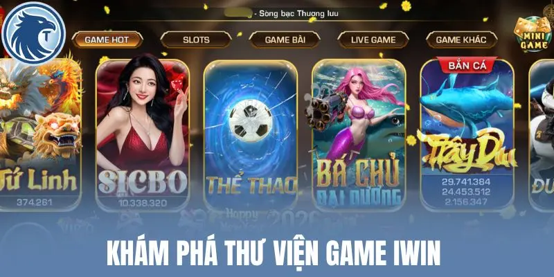 Khám phá thư viện game Iwin 