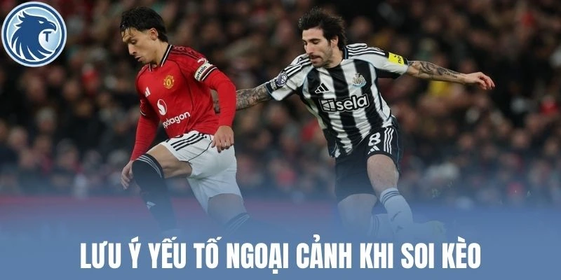 Lưu ý yếu tố ngoại cảnh khi soi kèo