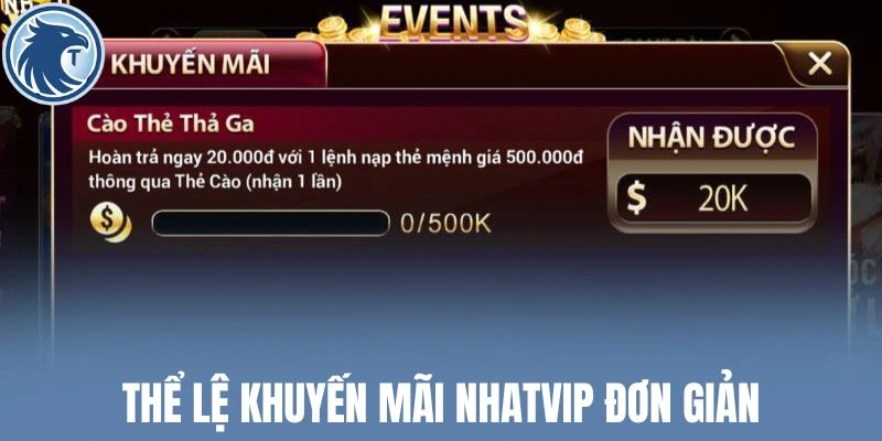 Thể lệ khuyến mãi Nhatvip đơn giản